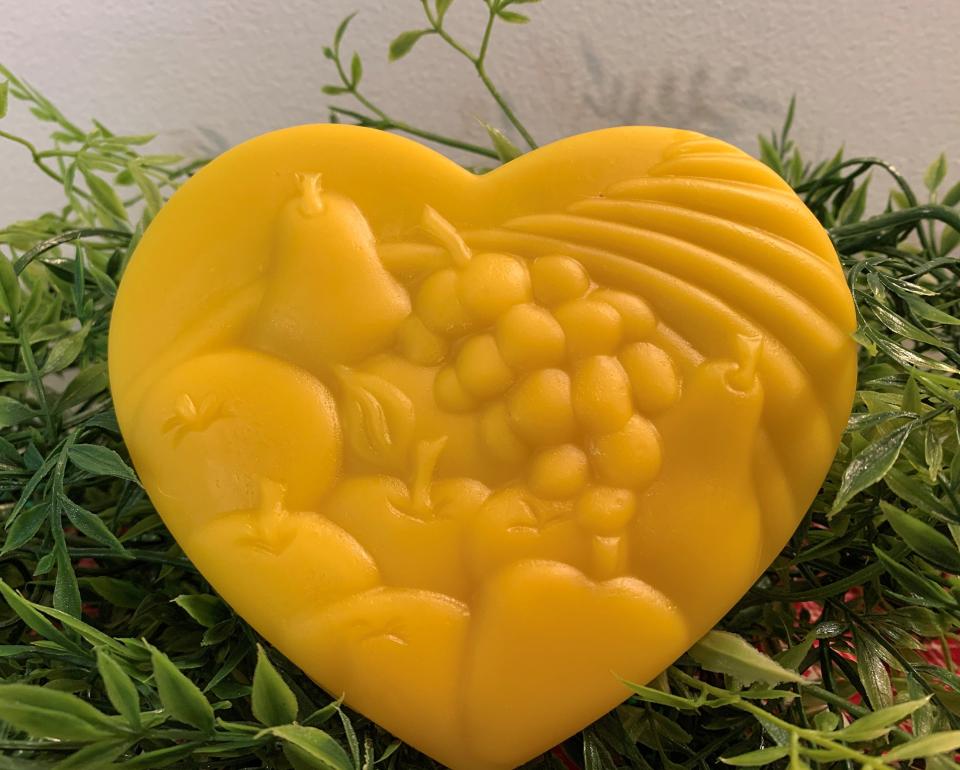 Beeswax Cornucopia  Heart