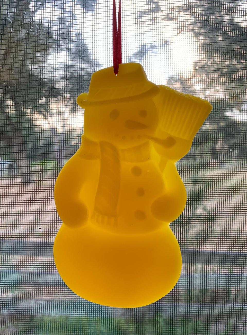 Beeswax Snowman